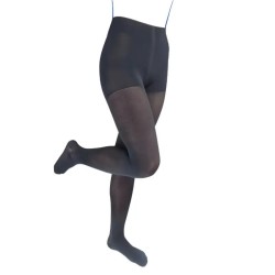 Collant de contention Femme Venoflex Secret Opaque Classe 2 par Thuasne - Coloris Noir - Vue devant