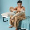 Manchon Mobiderm Autofit pour membre supérieur de Thuasne - Enfilage Etape 5 - Continuer à fermer les scratchs après le coude