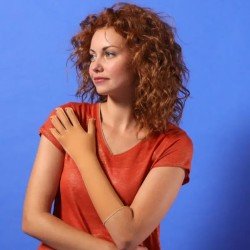Gant Indémaillable Cicatrex Skin doigts fermés manche longue de Thuasne - Vue du dessus