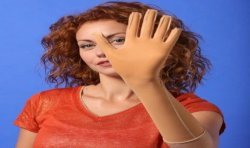 Gant Indémaillable Cicatrex Skin doigts fermés manche longue de Thuasne - Vue du verso