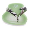 Tong Gelato Arcobaleno Homme par Podowell - Vue de devant - Coloris Vert Camouflage