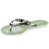Tong Gelato Arcobaleno Homme par Podowell - Vue du côté gauche - Coloris Vert Camouflage