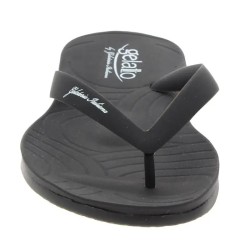 Tong Gelato Arcobaleno Homme par Podowell - Vue avant - Coloris Noir