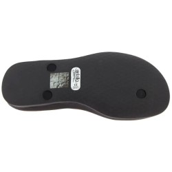 Tong Gelato Arcobaleno Homme par Podowell - Vue de dessous - Coloris Noir