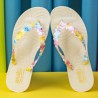 Tong Gelato Arcobaleno Femme par Podowell - Coloris Panarea Panna