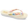 Tong Gelato Arcobaleno Femme par Podowell - Vue de côté - Coloris Panarea Panna