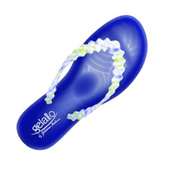 Tong Gelato 2.0 Arcobaleno Femme par Podowell - Vue de dessous - Coloris Indigo