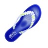 Tong Gelato 2.0 Arcobaleno Femme par Podowell - Vue de dessous - Coloris Indigo