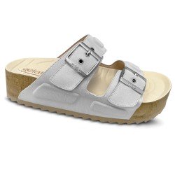 Sandale Gelato Woodstock Femme 2.0 PRO par Podowell - Vue seule - Coloris Argent