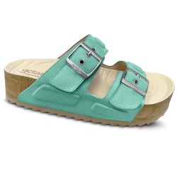 Sandale Gelato Woodstock Femme 2.0 PRO par Podowell - Vue seule - Coloris Turquoise