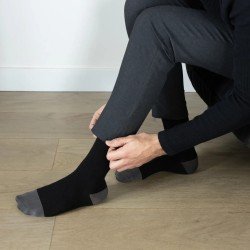 Chaussettes de contention Homme diabétique Diabtx3 Classe 3 par Sigvaris - Photo