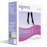 Chaussettes de contention Femme diabétique Diabtx3 Classe 3 par Sigvaris - Packaging