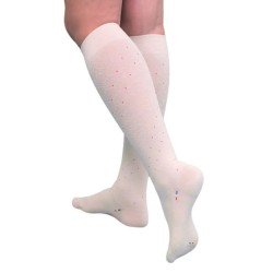 Chaussettes de contention Femme Legger Casual Eco Fibre classe 2 par Innothera - Coloris Crème Pixie