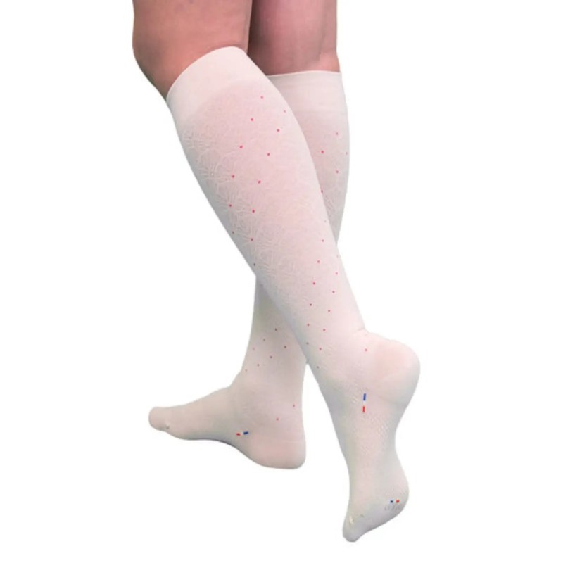 Chaussettes de contention Femme Legger Casual Eco Fibre classe 2 par Innothera - Coloris Crème Pixie Chaussettes de contention Femme Legger Casual Eco Fibre classe 2 par Innothera - Coloris Crème Pixie