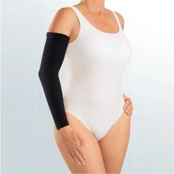 Manchon de compression Mediven Harmony bande picots sans mitaine Classe 2 - Coloris Noir