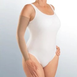 Manchon de compression Mediven Harmony bande picots sans mitaine Classe 3 - Coloris Caramel