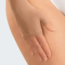 Manchon de compression Mediven Harmony bande picots avec mitaine Classe 2 - Zoom sur la mitaine