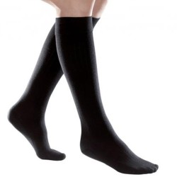 Chaussettes de contention Femme Simply Coton Fin de Thuasne. Coloris Noir