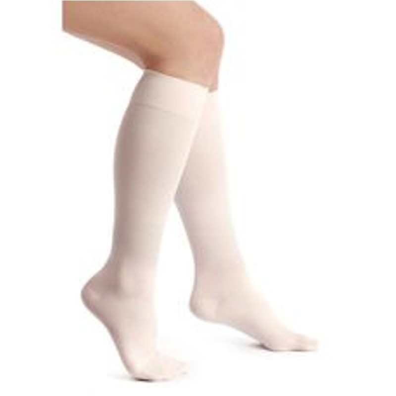 Chaussettes de contention Femme Simply Coton Fin de Thuasne - Coloris Rose poudré Chaussettes de contention Femme Simply Coton Fin de Thuasne - Coloris Rose poudré