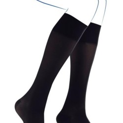 Chaussettes de contention Femme Venoflex Secret Opaque Classe 2 par Thuasne - Coloris Noir