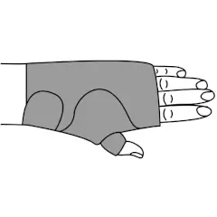 Mise en place du dispositif Juzo Compression Wrap  pour la main - Etape 4